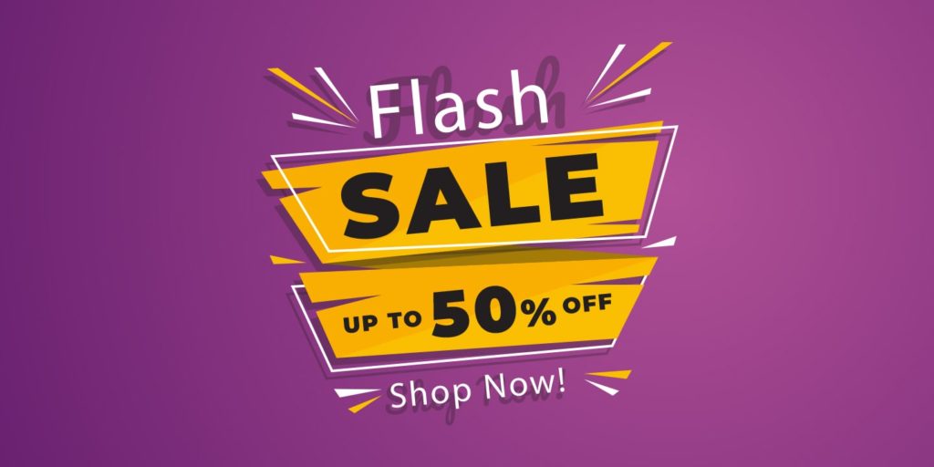 Flash sale graphic